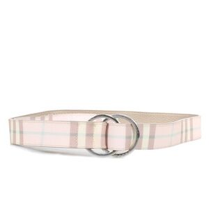 Burberry vintage pink nova check belt